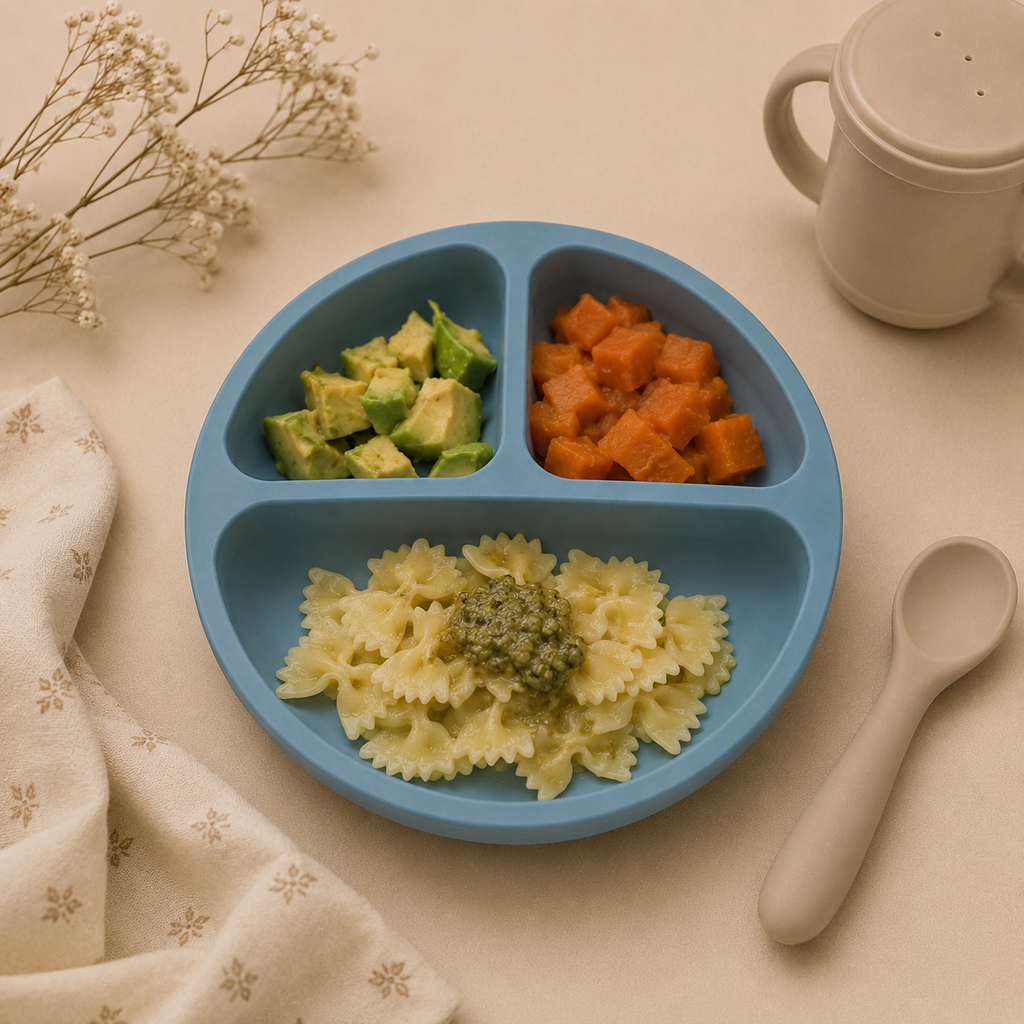 MY BIBOO Plate Trio - Assiette compartimentée en silicone