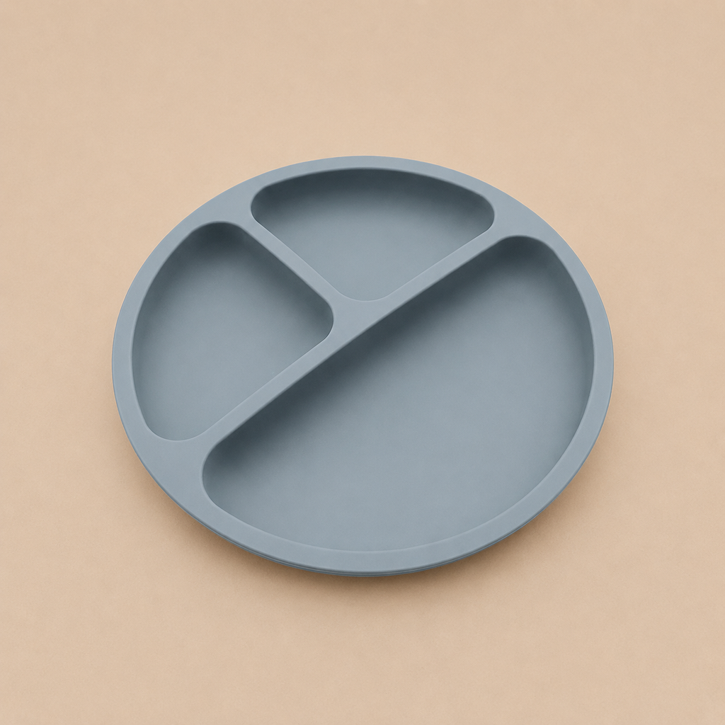 MY BIBOO Plate Trio - Assiette compartimentée en silicone