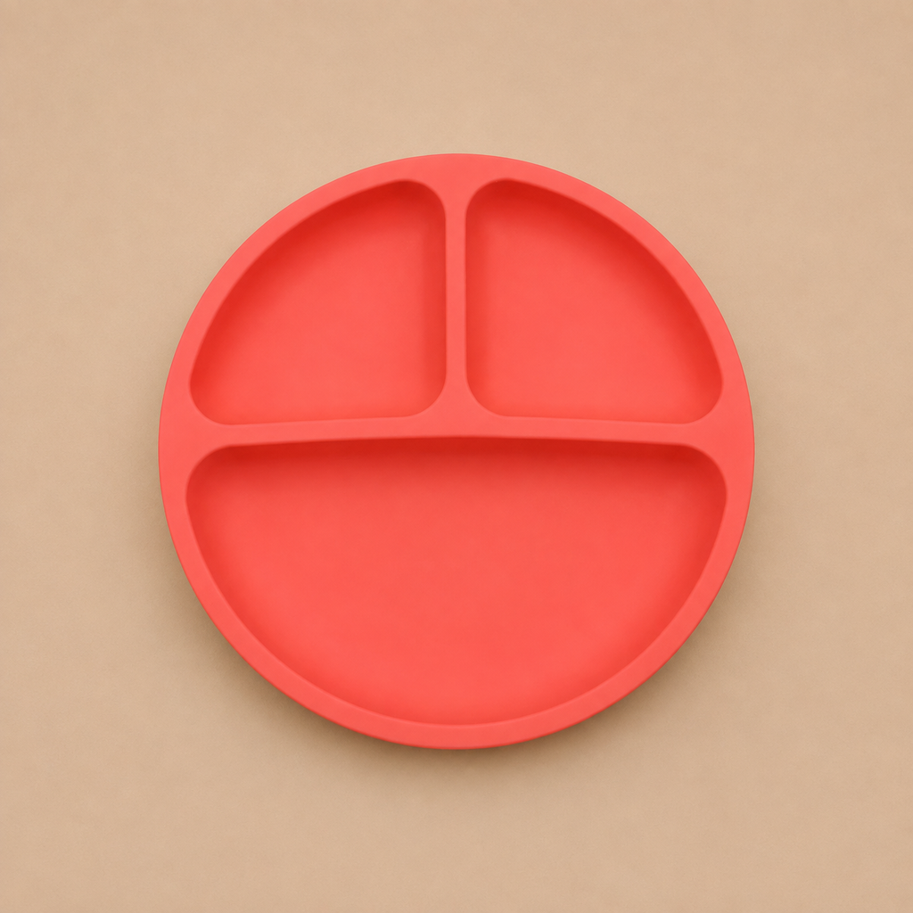 MY BIBOO Plate Trio - Assiette compartimentée en silicone