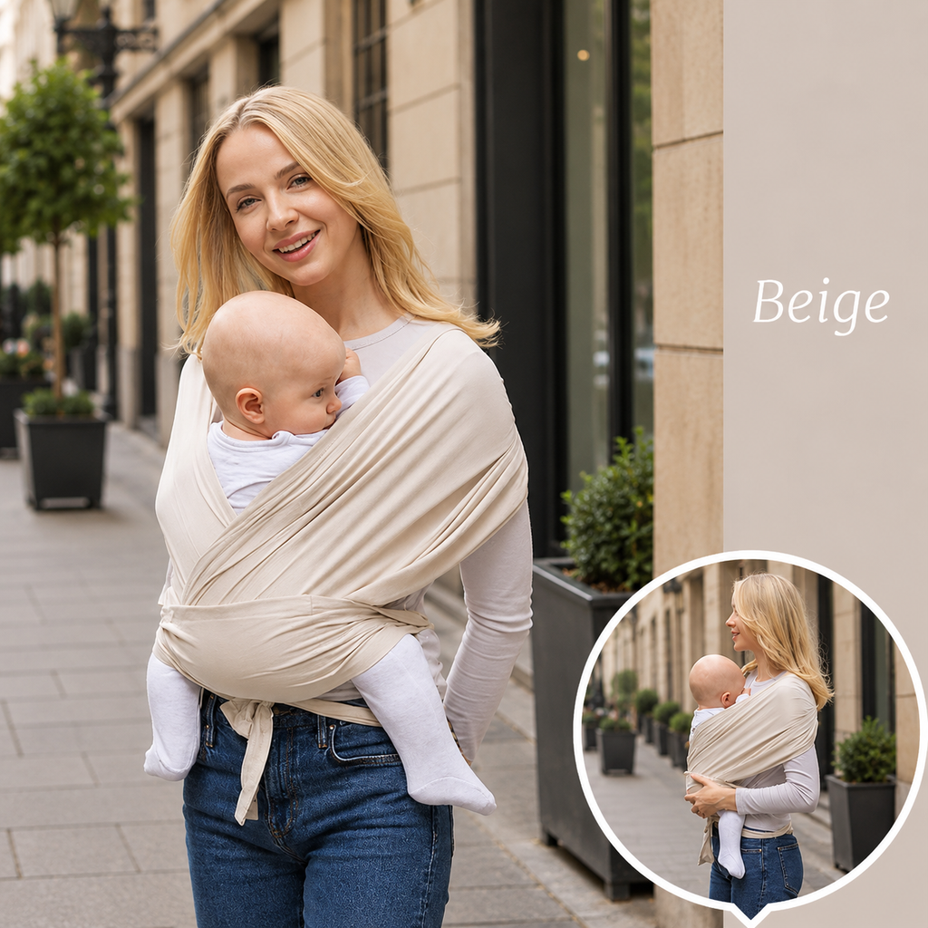 MY BIBOO Carry Sling - Écharpe de portage physiologique en coton