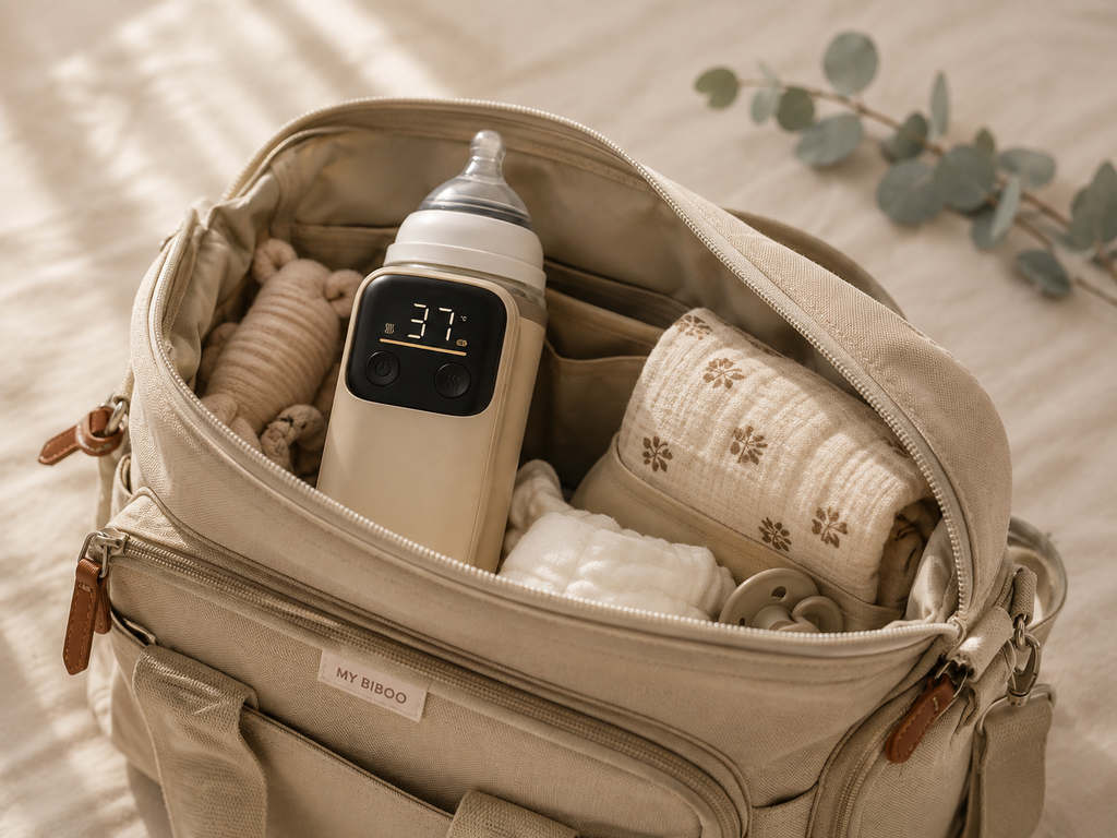 MY BIBOO Warm - Chauffe-biberon nomade intelligent