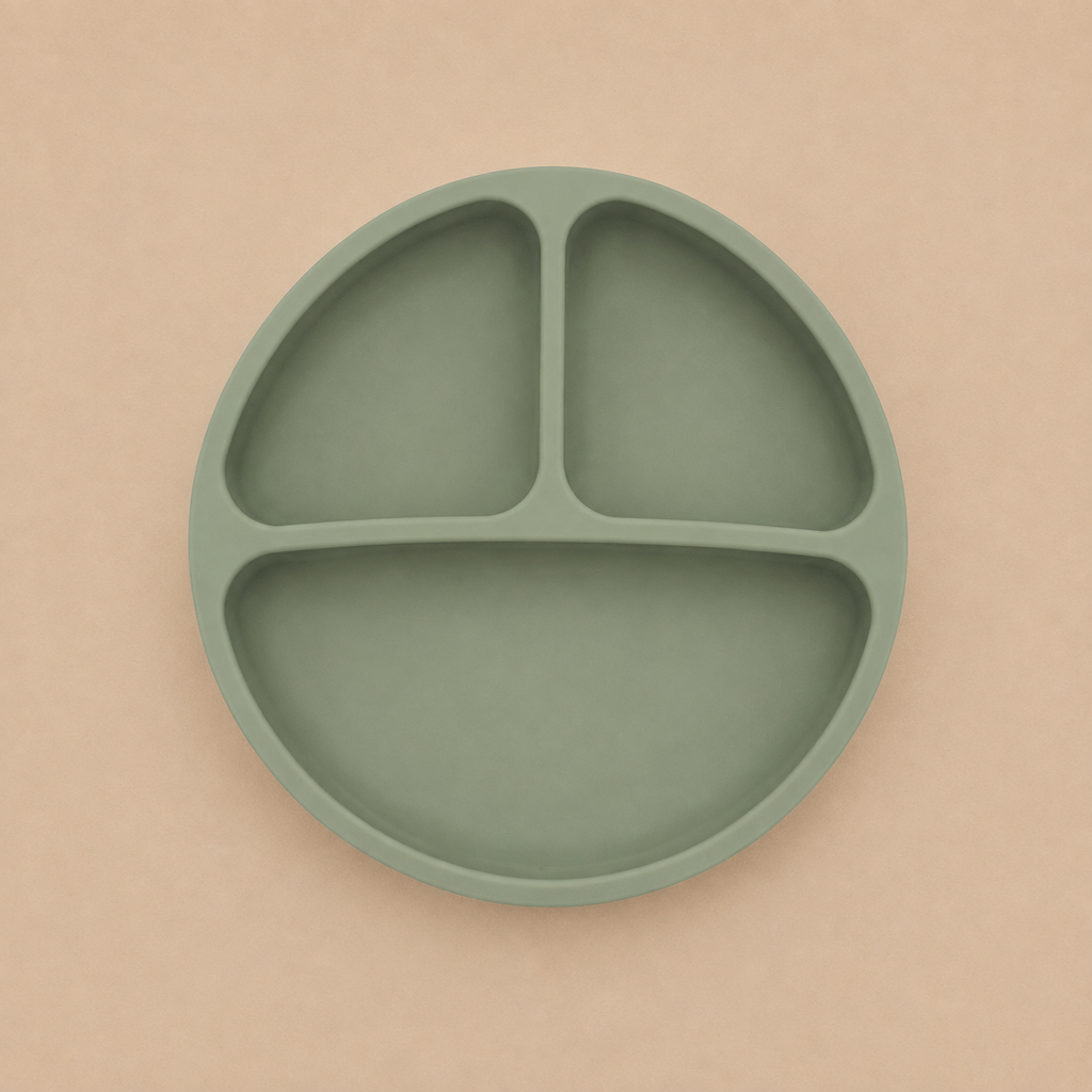 MY BIBOO Plate Trio - Assiette compartimentée en silicone