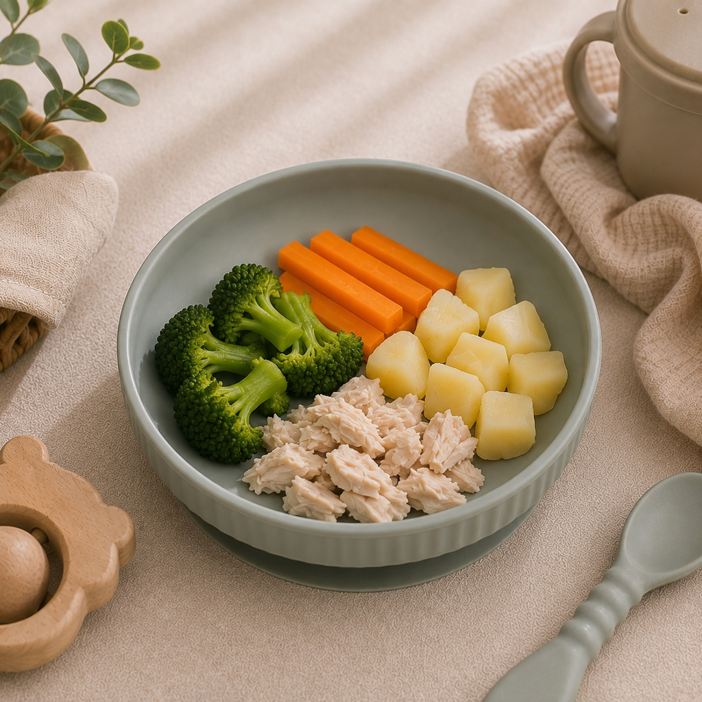 MY BIBOO Plate - Assiette ventouse en silicone